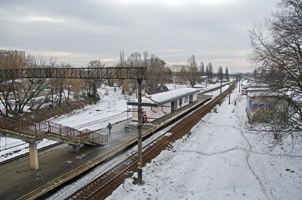 Киев, платформа Борщаговка