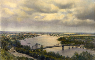 пешеходный мост через Днепр
