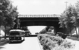 Печерский мост, фото 1950-х