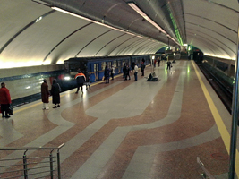 станція метро Бориспільська фото 2019