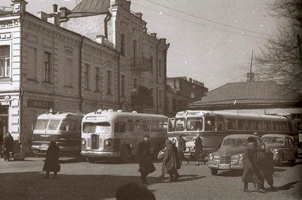 Киев автостанция Подол архивное фото 1956г.