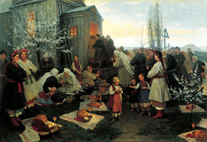 Пасха. худ. Пимоненко Н.К., 1891р.