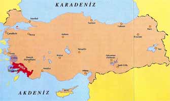 Збільшити...(карта Турції сканована з путівника)