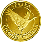 золотая монета Национального банка Украины