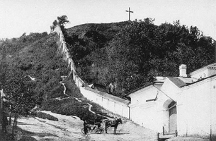 Замкова гора, вид с Боричева Тока (фото 1893р.)